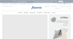 Desktop Screenshot of filofax.be