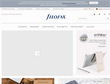 Tablet Screenshot of filofax.be