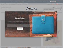 Tablet Screenshot of filofax.de